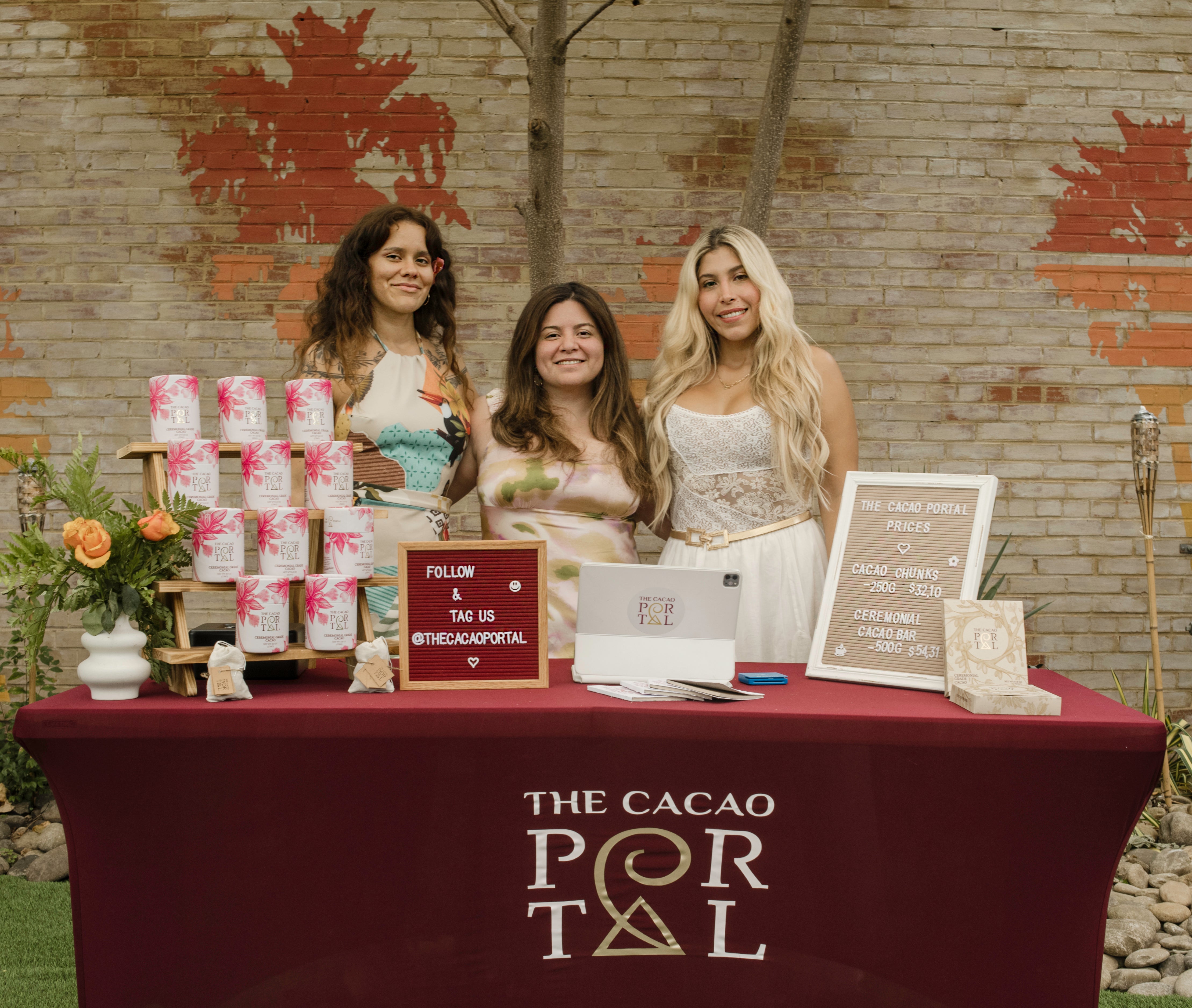 The Cacao Portal Ceremonial Cacao Paste Founders